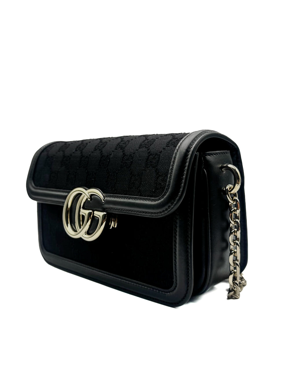 GUCCI - CREPE WOOL SIL GG-ARABELLA BLACK/BLACK
