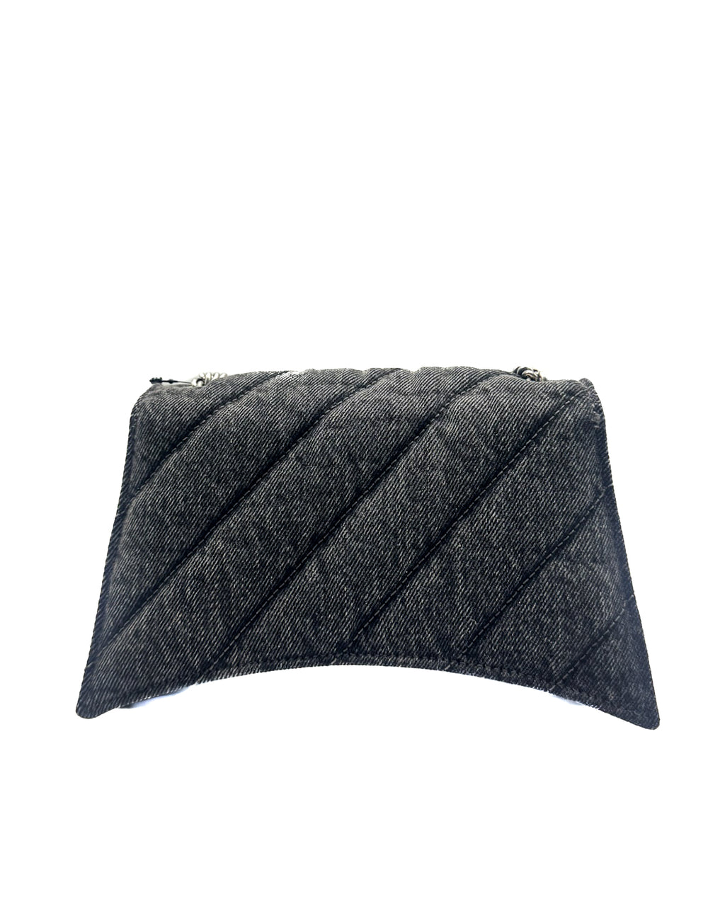 BALENCIAGA - QUILTED WASHED DEMIN AS CHARCOAL BLACK