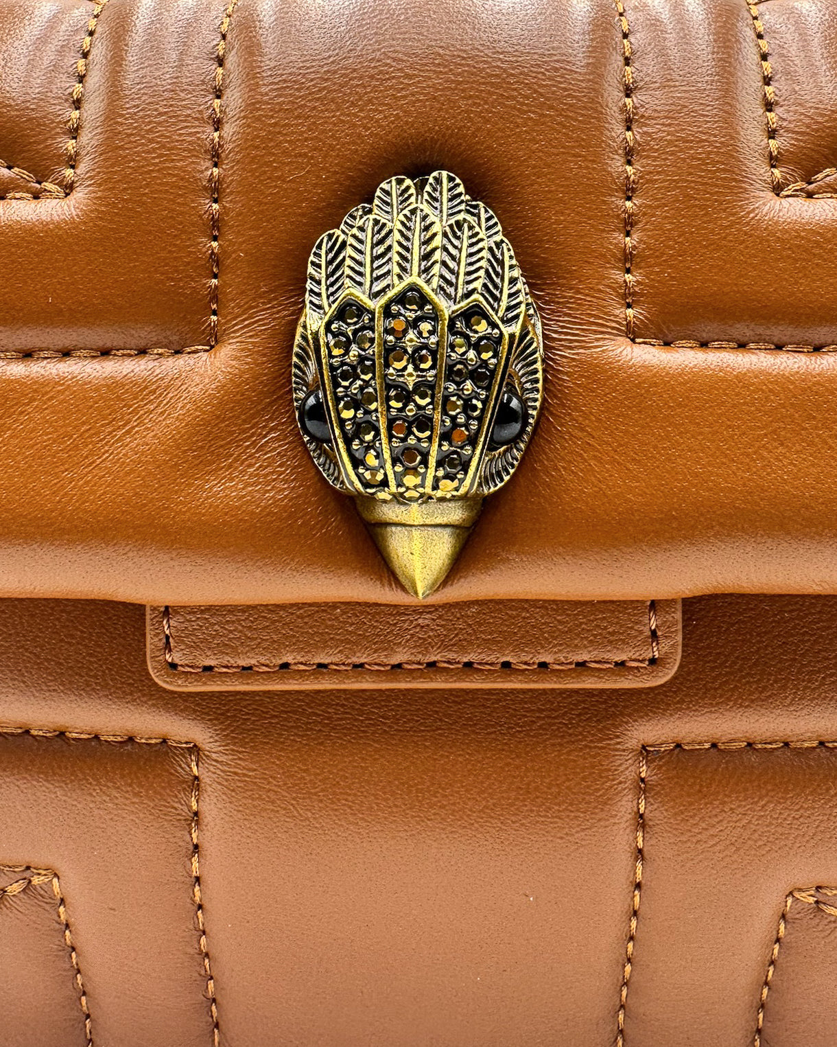 KURT GEIGER - MINI UNION JACK BAG TAN