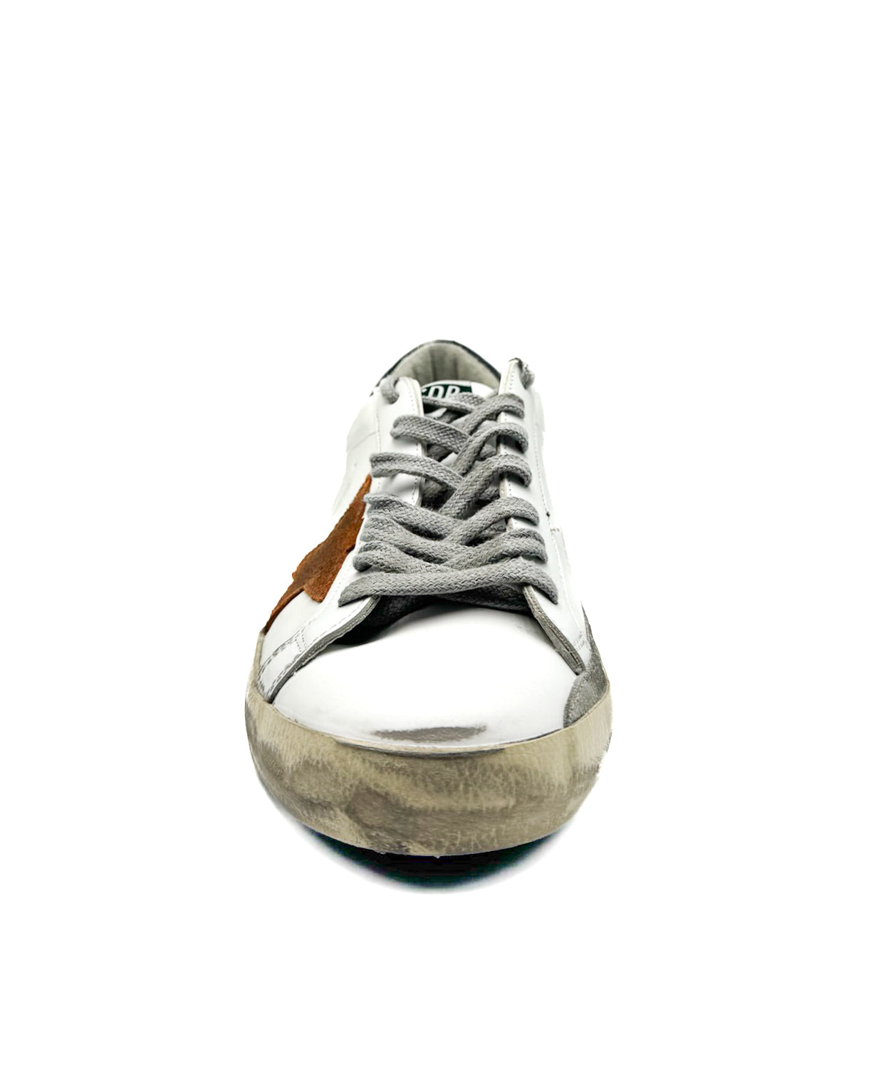 GOLDEN GOOSE - SUPER STAR WHITE/ORANGE/DARK BLUE