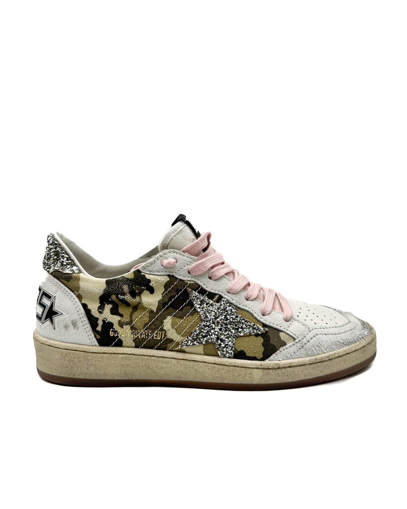 GOLDEN GOOSE - BALL STAR WHITE/CAMOUFLAGE/SIL