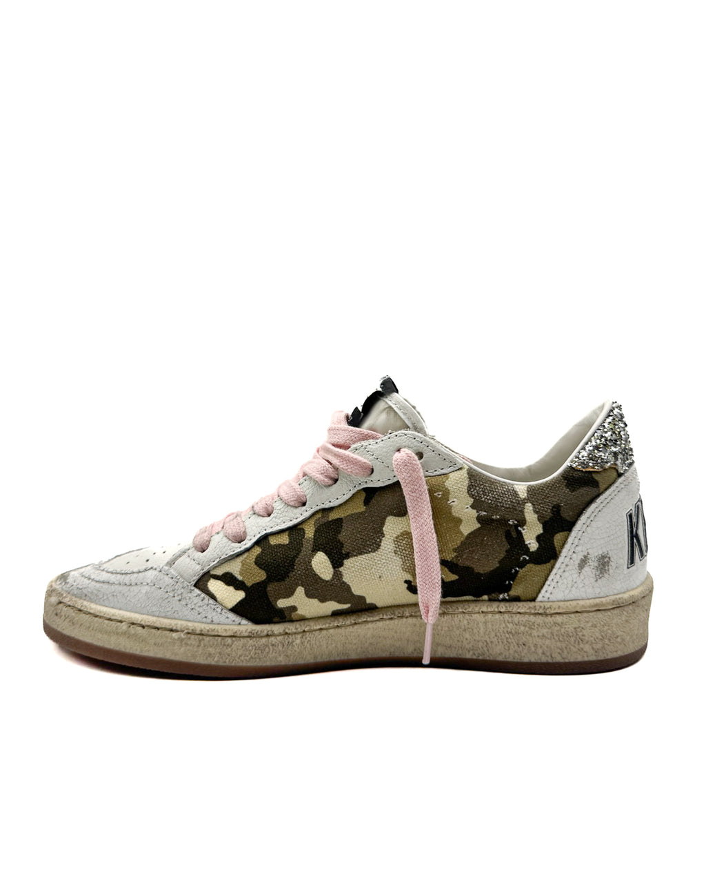GOLDEN GOOSE - BALL STAR WHITE/CAMOUFLAGE/SIL