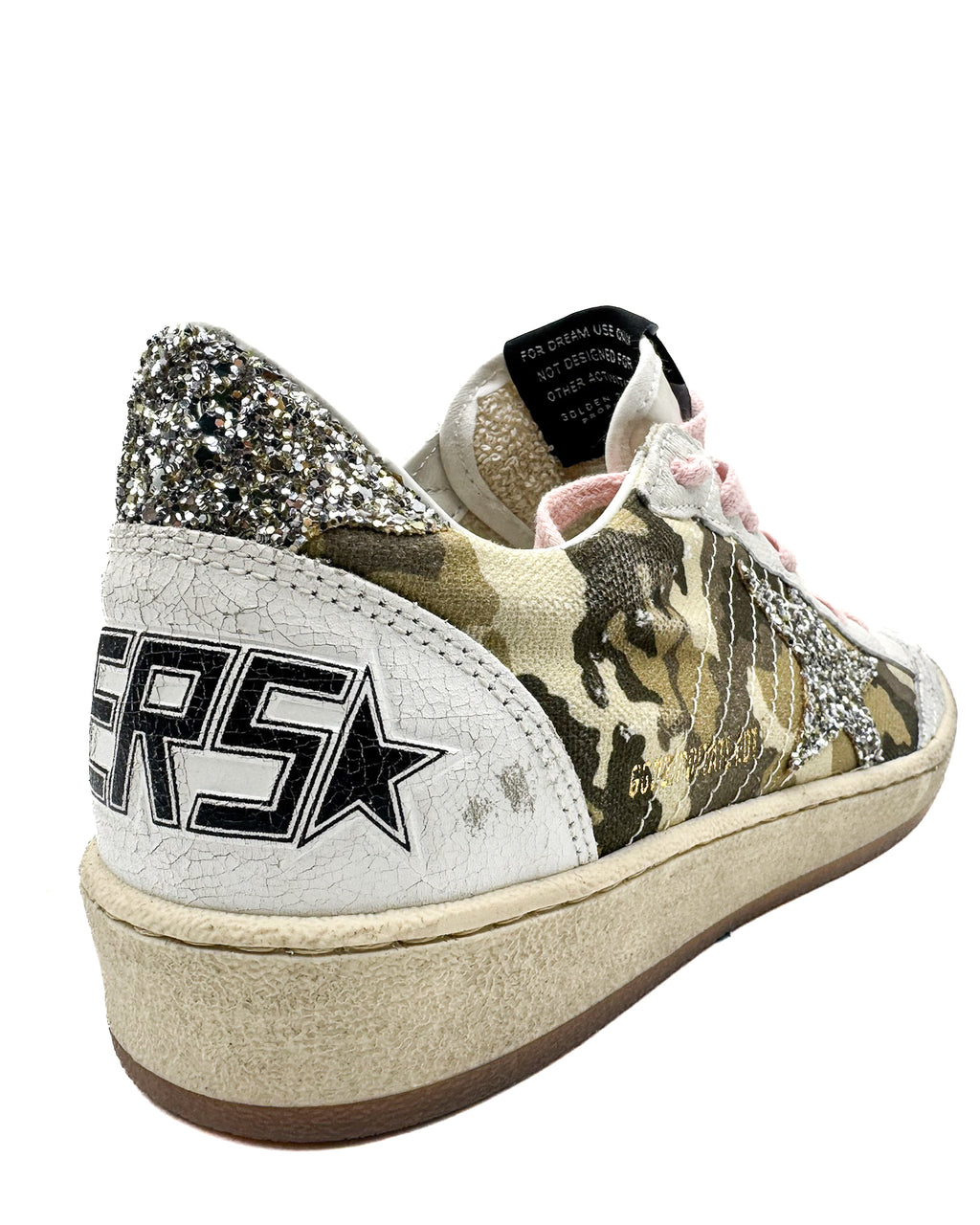 GOLDEN GOOSE - BALL STAR WHITE/CAMOUFLAGE/SIL