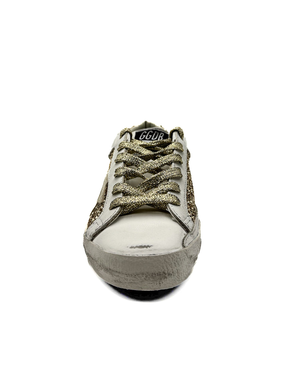 GOLDEN GOOSE - SUPER STAR GOLD/WHITE/SEEDPEARL