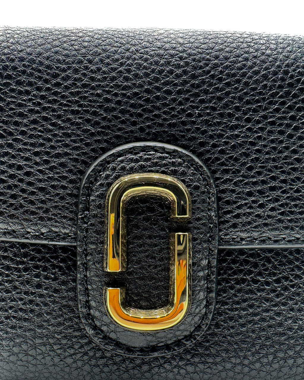 MARC JACOBS - THE CLOVER PEBBLED LEATHER BLACK