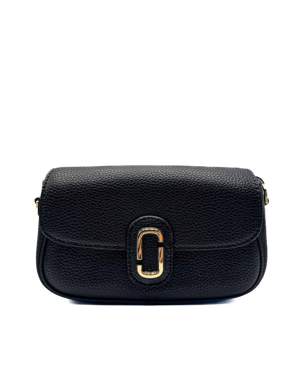 MARC JACOBS - THE CLOVER PEBBLED LEATHER BLACK