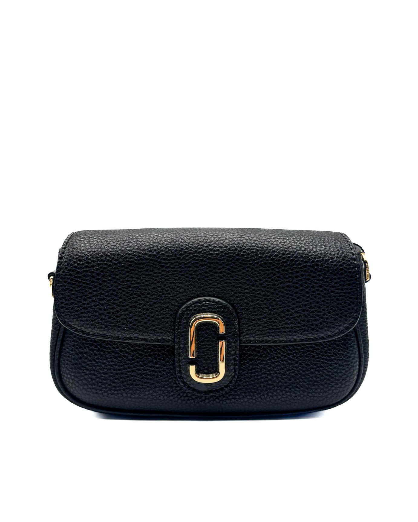 MARC JACOBS - THE CLOVER PEBBLED LEATHER BLACK