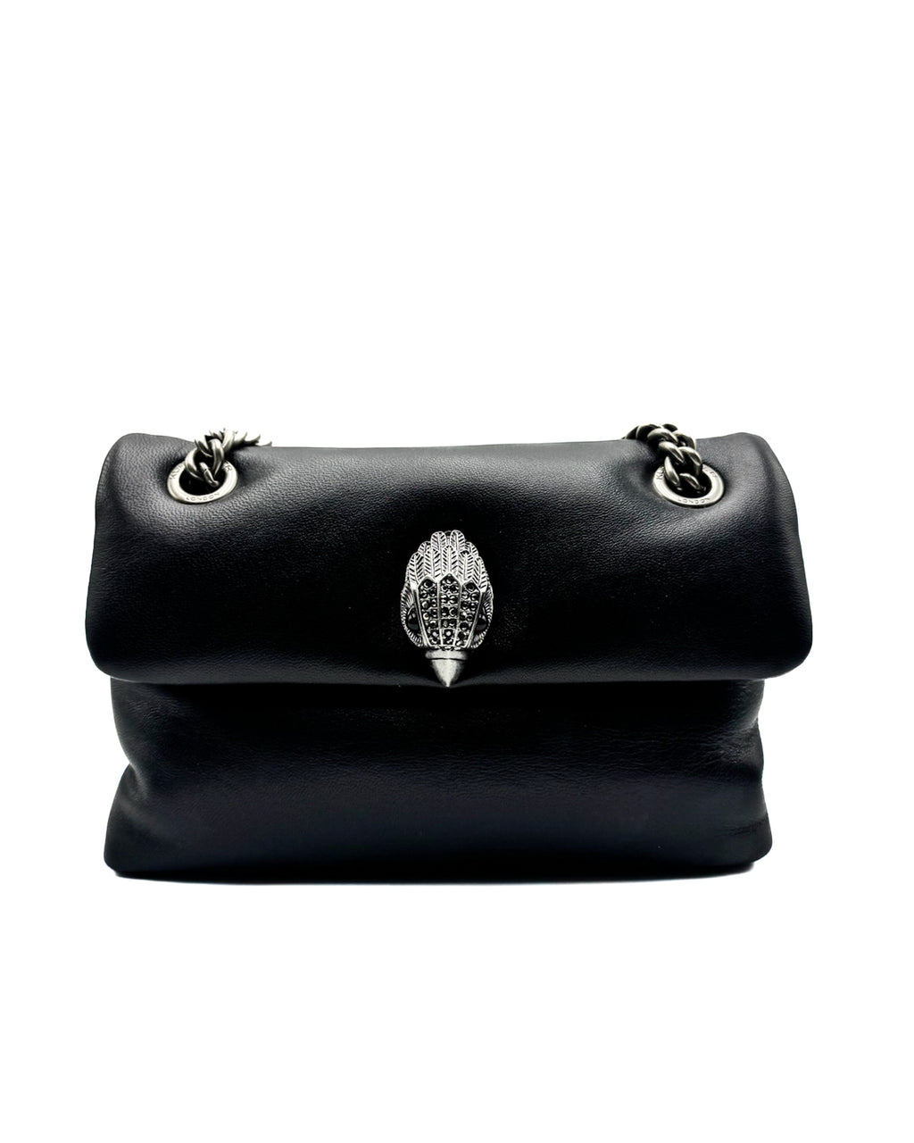 KURT GEIGER - LEATHER MINI KEW BAG BLACK