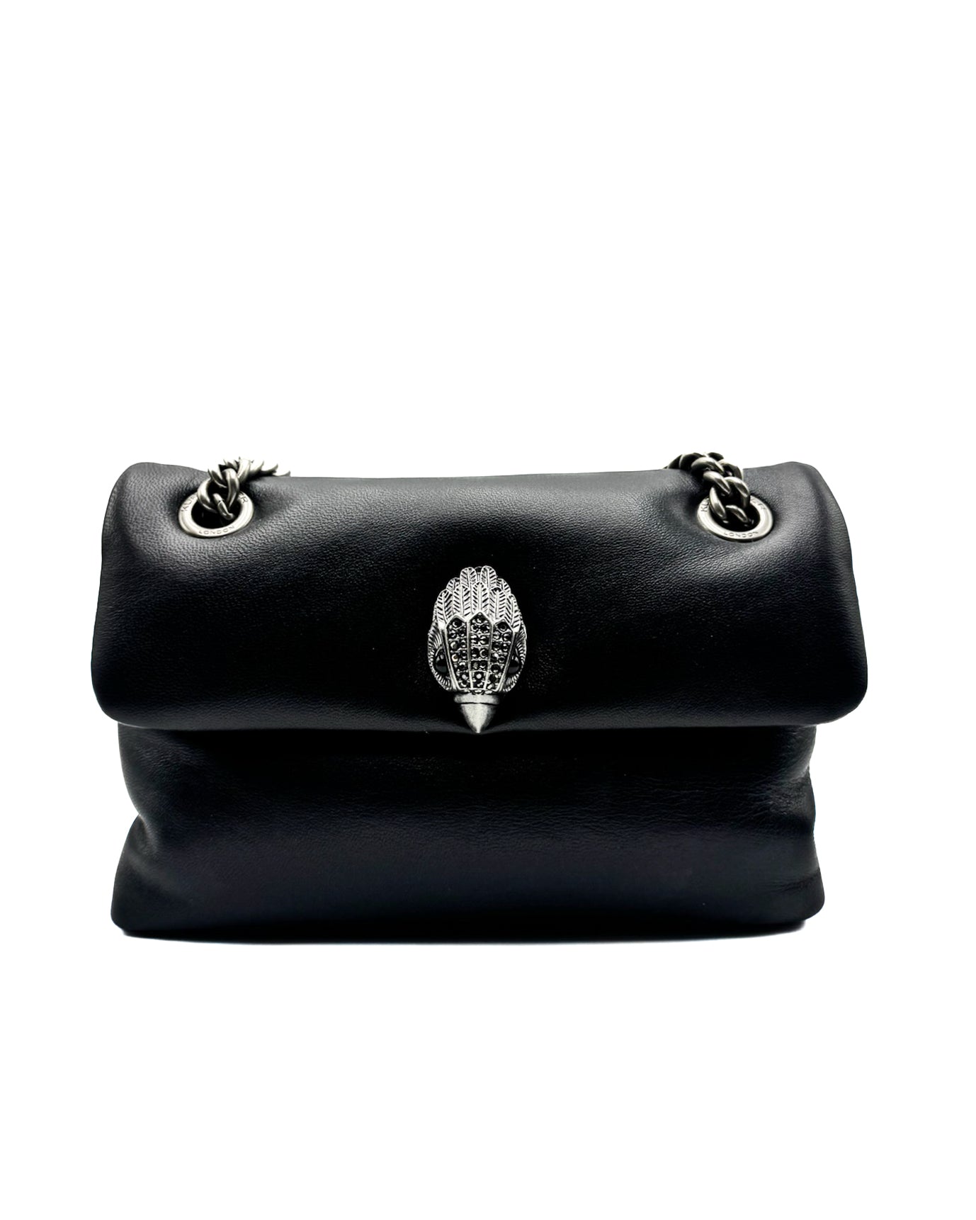 KURT GEIGER - LEATHER MINI KEW BAG BLACK