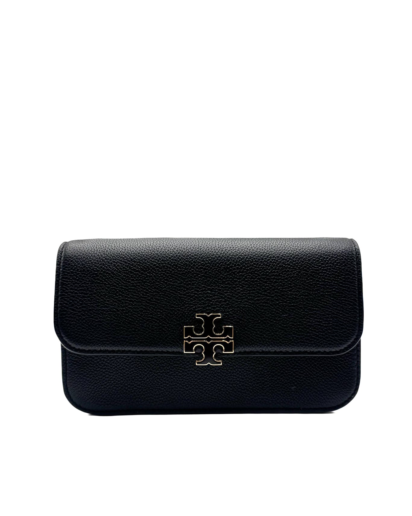 TORY BURCH - BRITTEN CHAIN WALLET WRISTLET BLACK