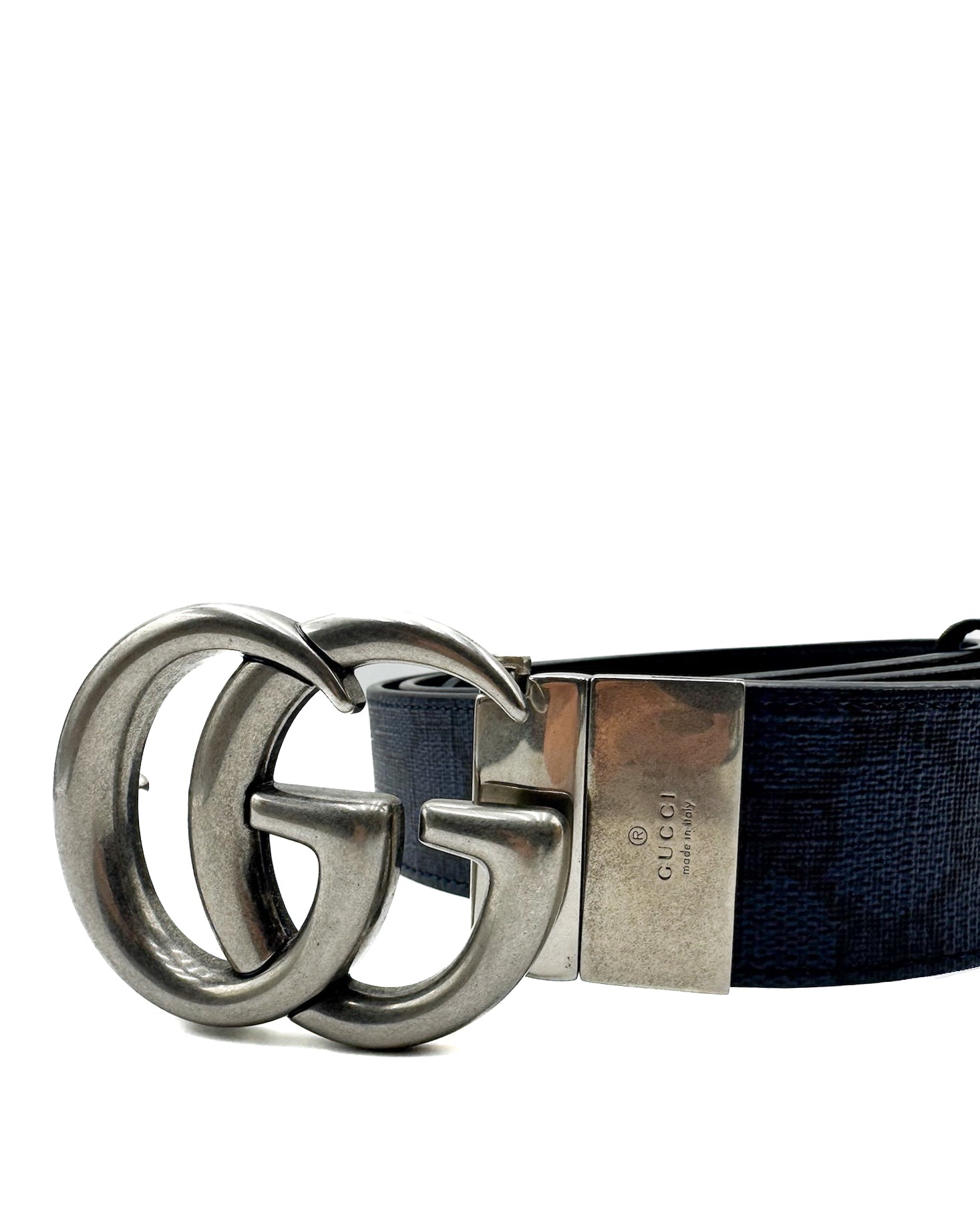 GUCCI - MBELT W BLUE DK
