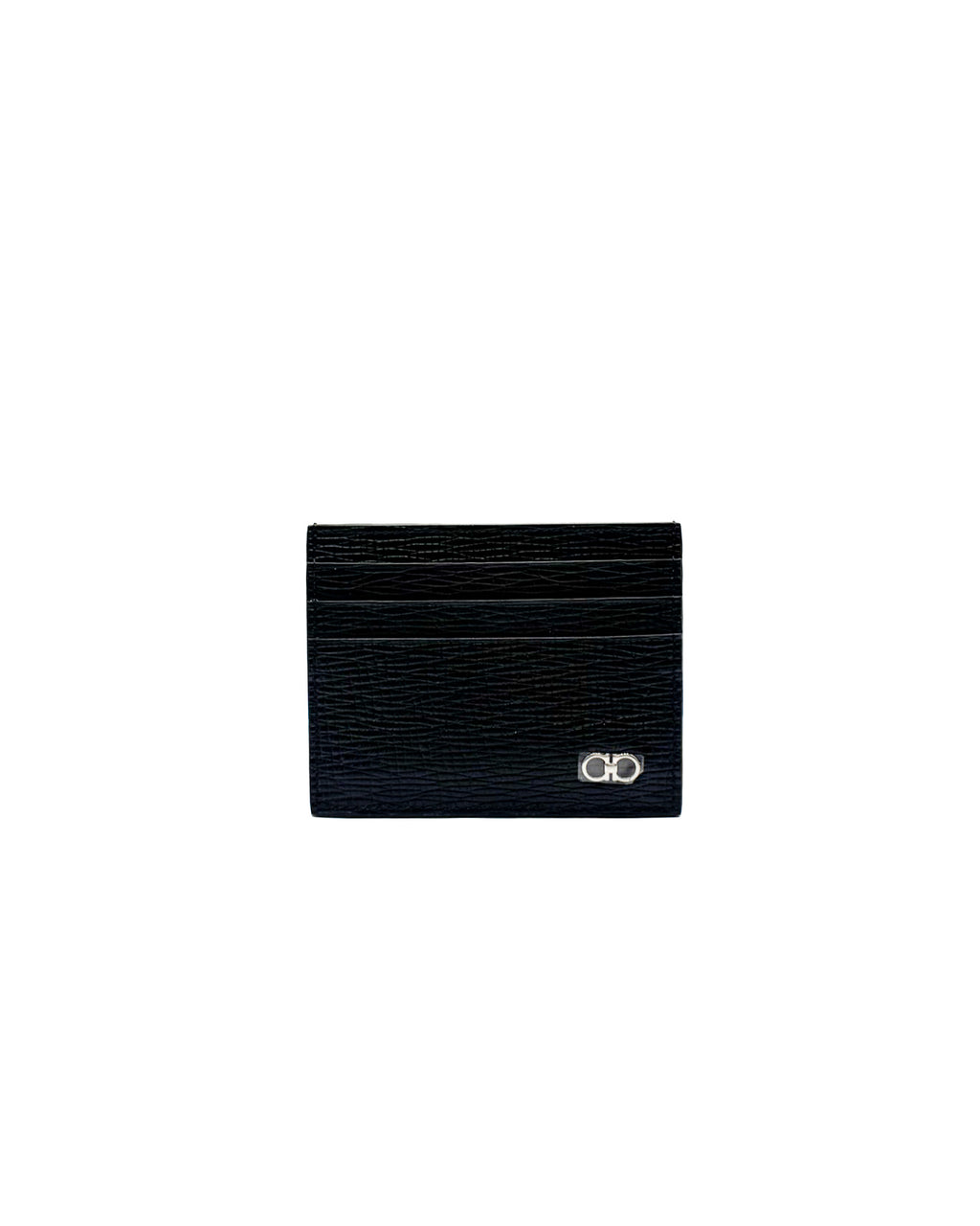 FERRAGAMO - GANCINI CARD HOLDER BLACK