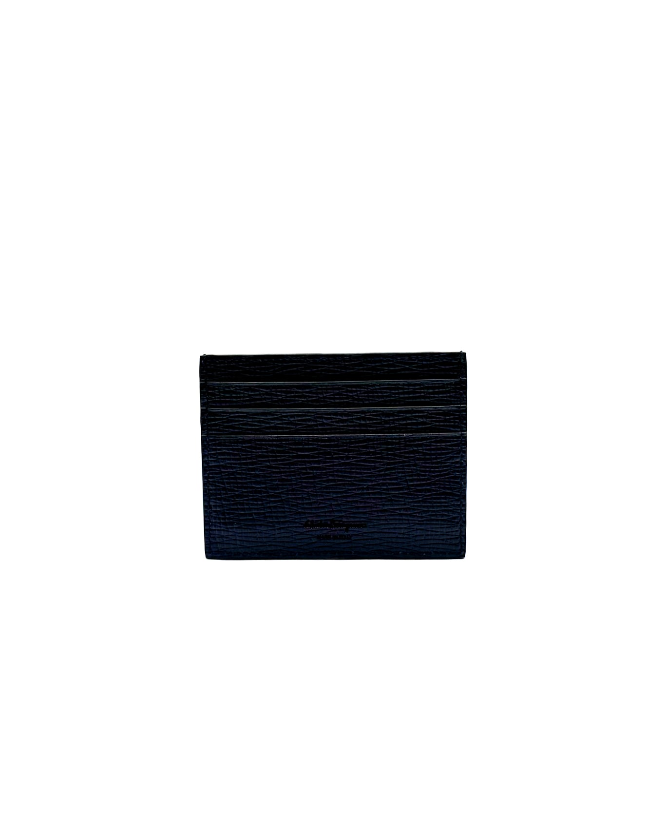 FERRAGAMO - GANCINI CARD HOLDER BLACK