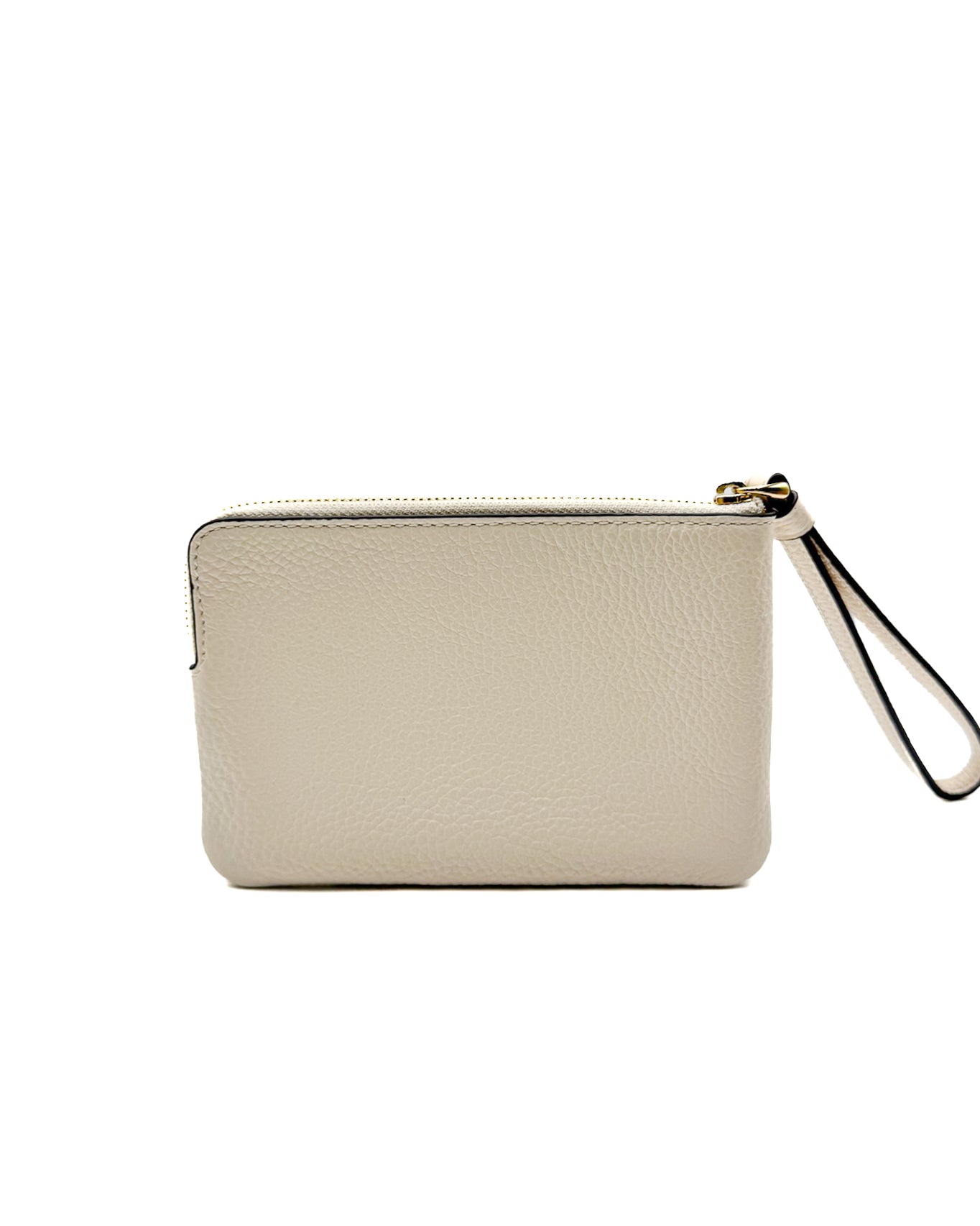 COACH - PBBLD LTH CRNR ZIP CHALK