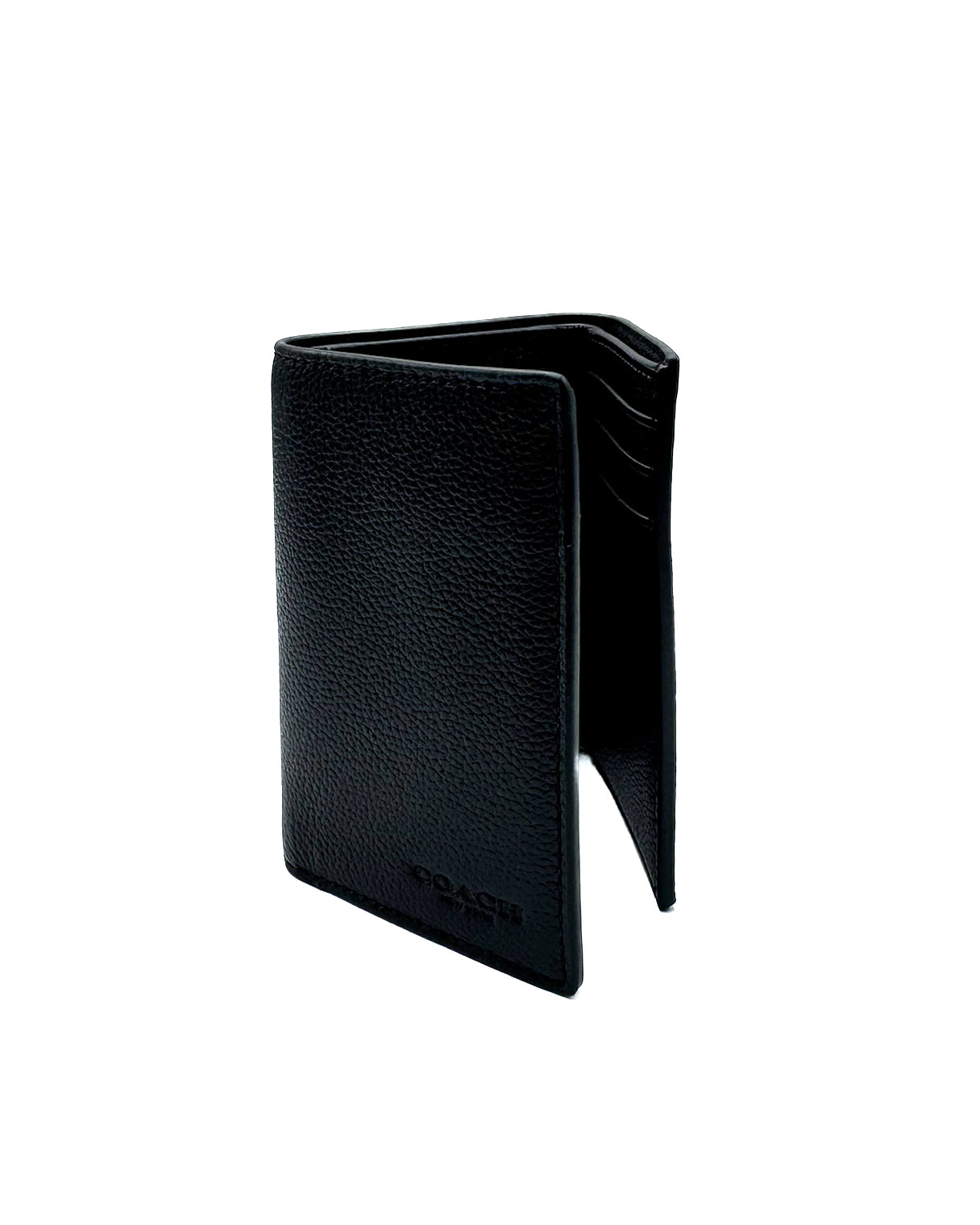 COACH - TRIFOLD WLT SPRTCLF BLACK