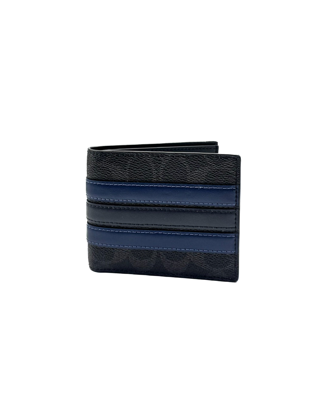 COACH - ID BILL LTH VARSTRIP BLACK MULTI