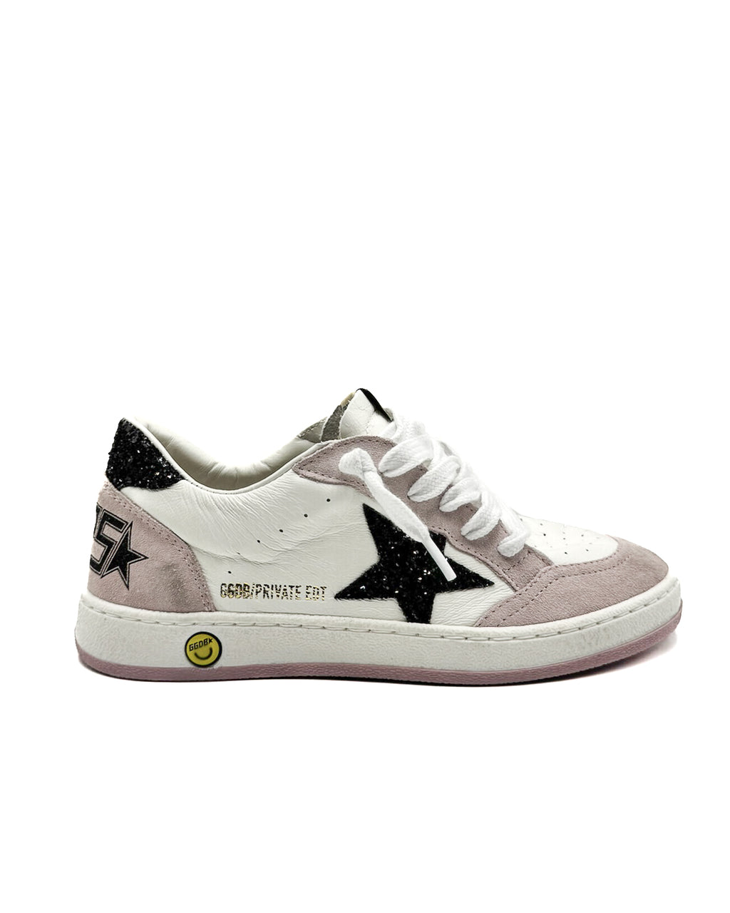 GOLDEN GOOSE - BALL STAR NEW WHITE/PINK/BLACK