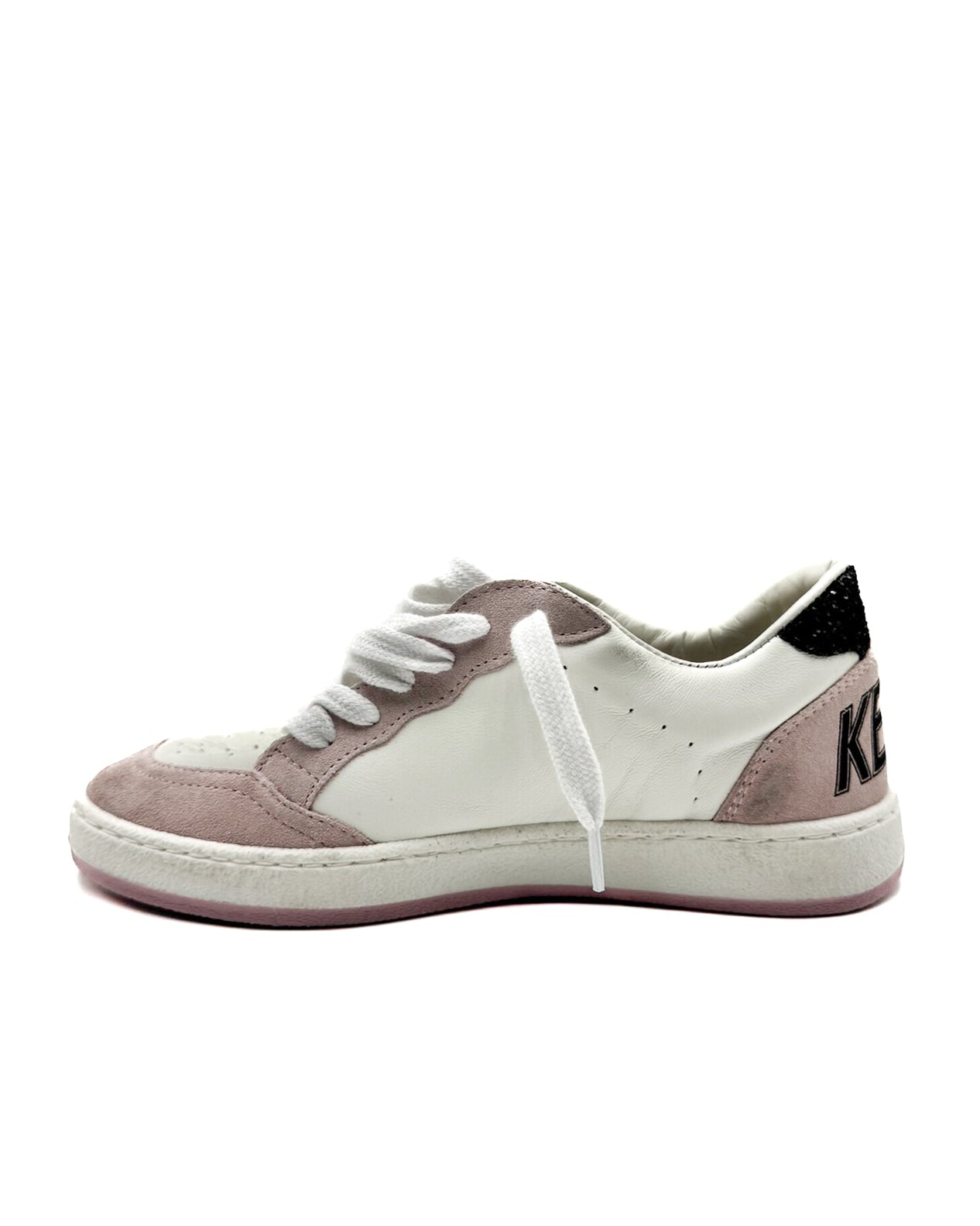 GOLDEN GOOSE - BALL STAR NEW WHITE/PINK/BLACK