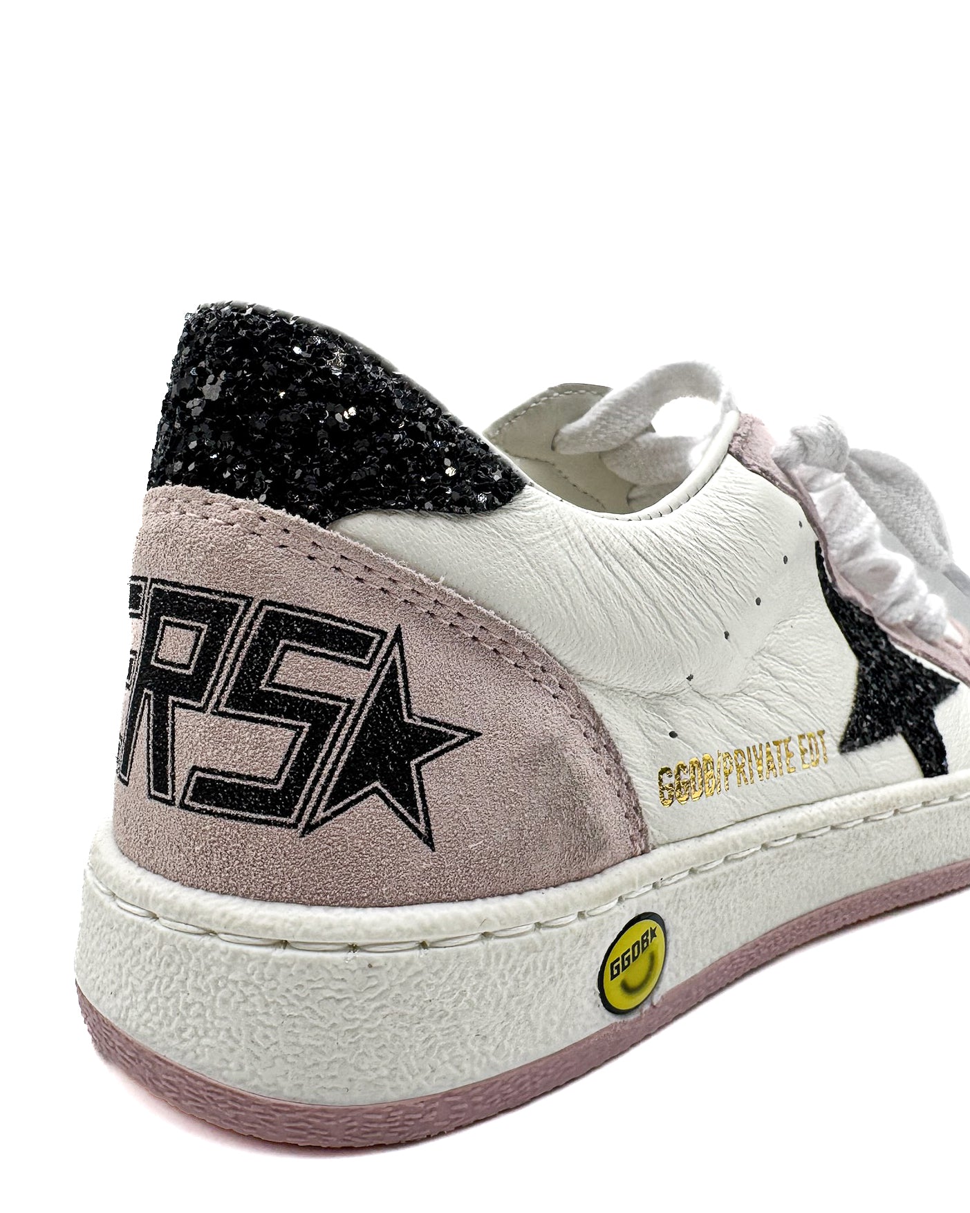 GOLDEN GOOSE - BALL STAR NEW WHITE/PINK/BLACK