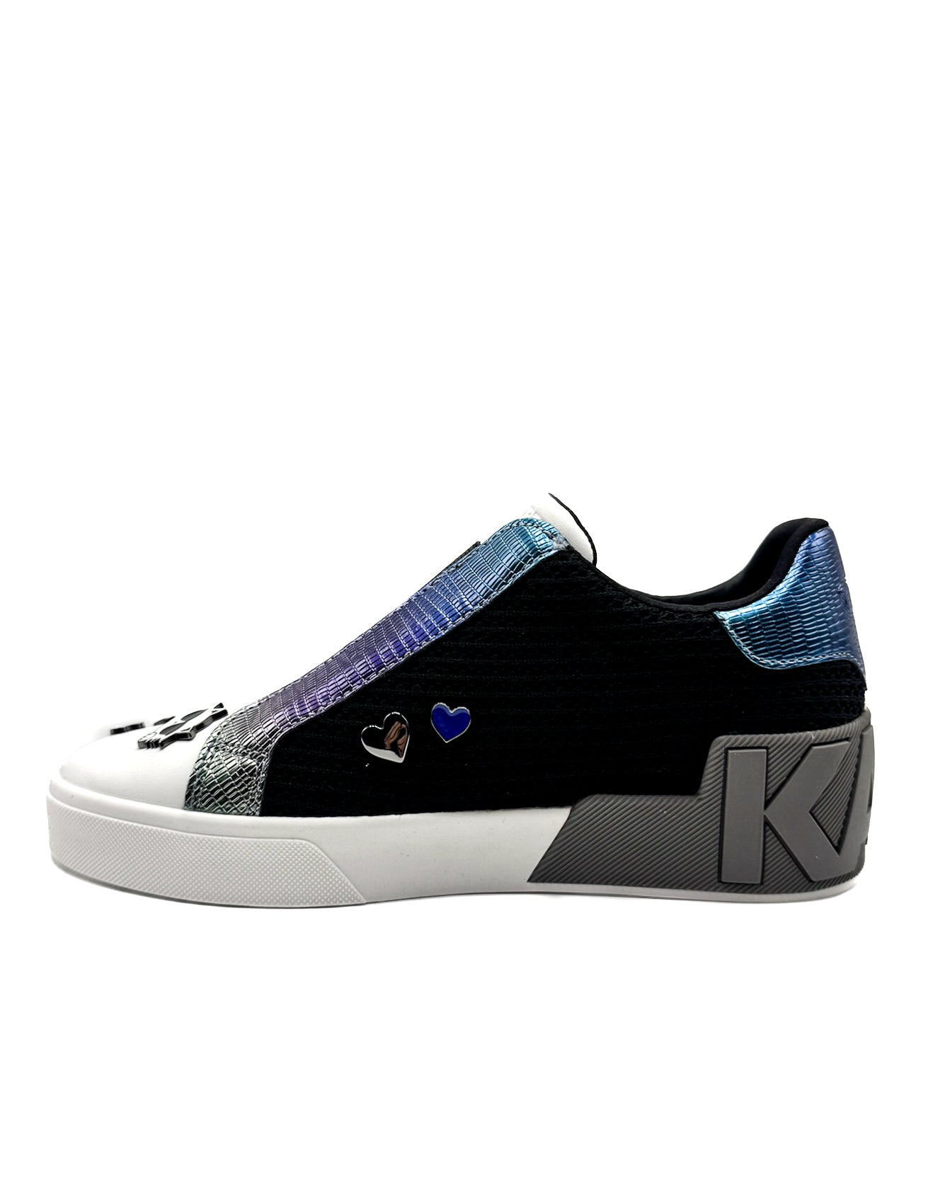 KARL LAGERFELD - MAVISE SLIP ON SNE BLACK/MULTI