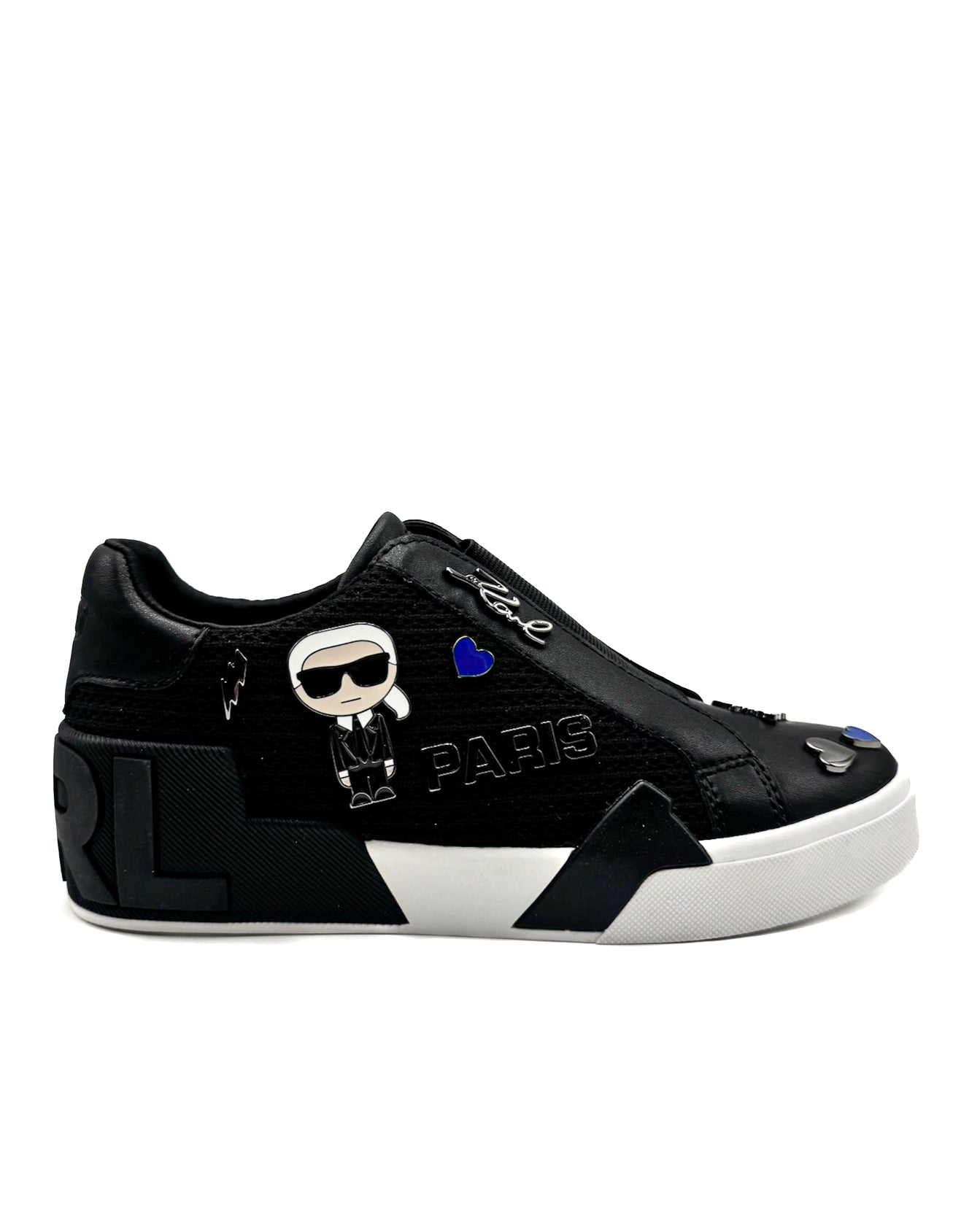 KARL LAGERFELD - MAVISE SLIP ON SNE BLACK