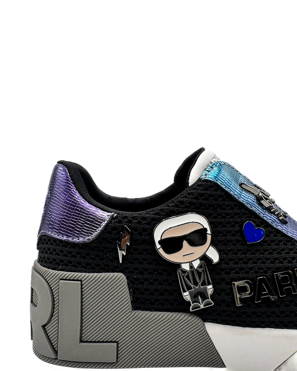 KARL LAGERFELD - MAVISE SLIP ON SNE BLACK/MULTI