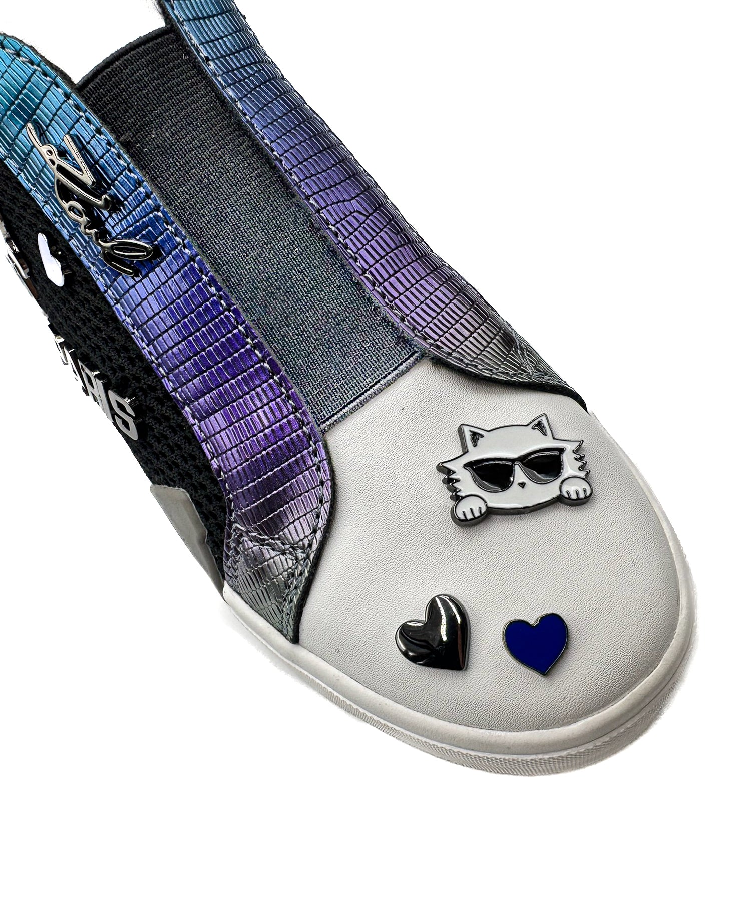 KARL LAGERFELD - MAVISE SLIP ON SNE BLACK/MULTI