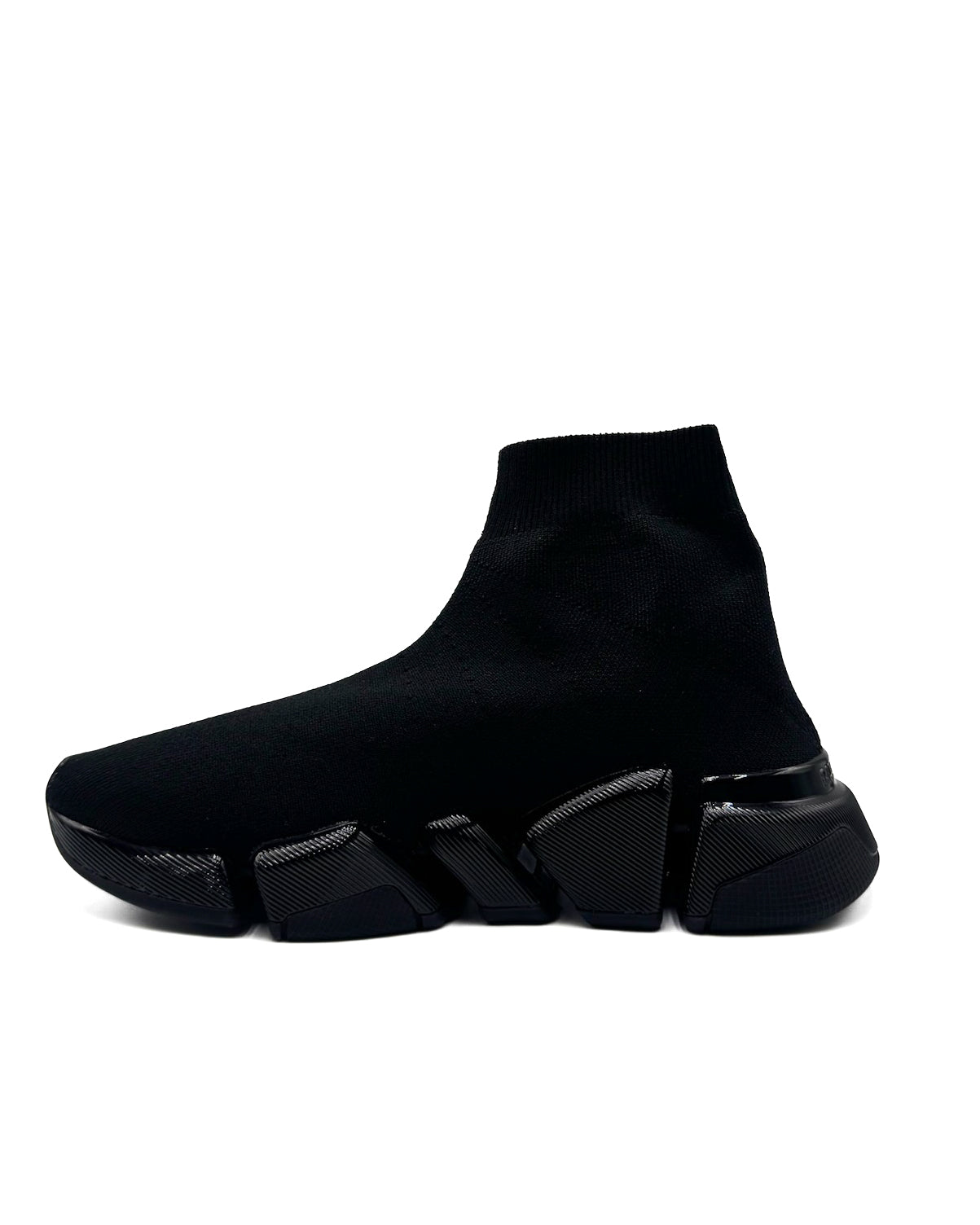 BALENCIAGA - SPEED 2.0 KNIT SHINY SOLE (WOMAN) BLACK