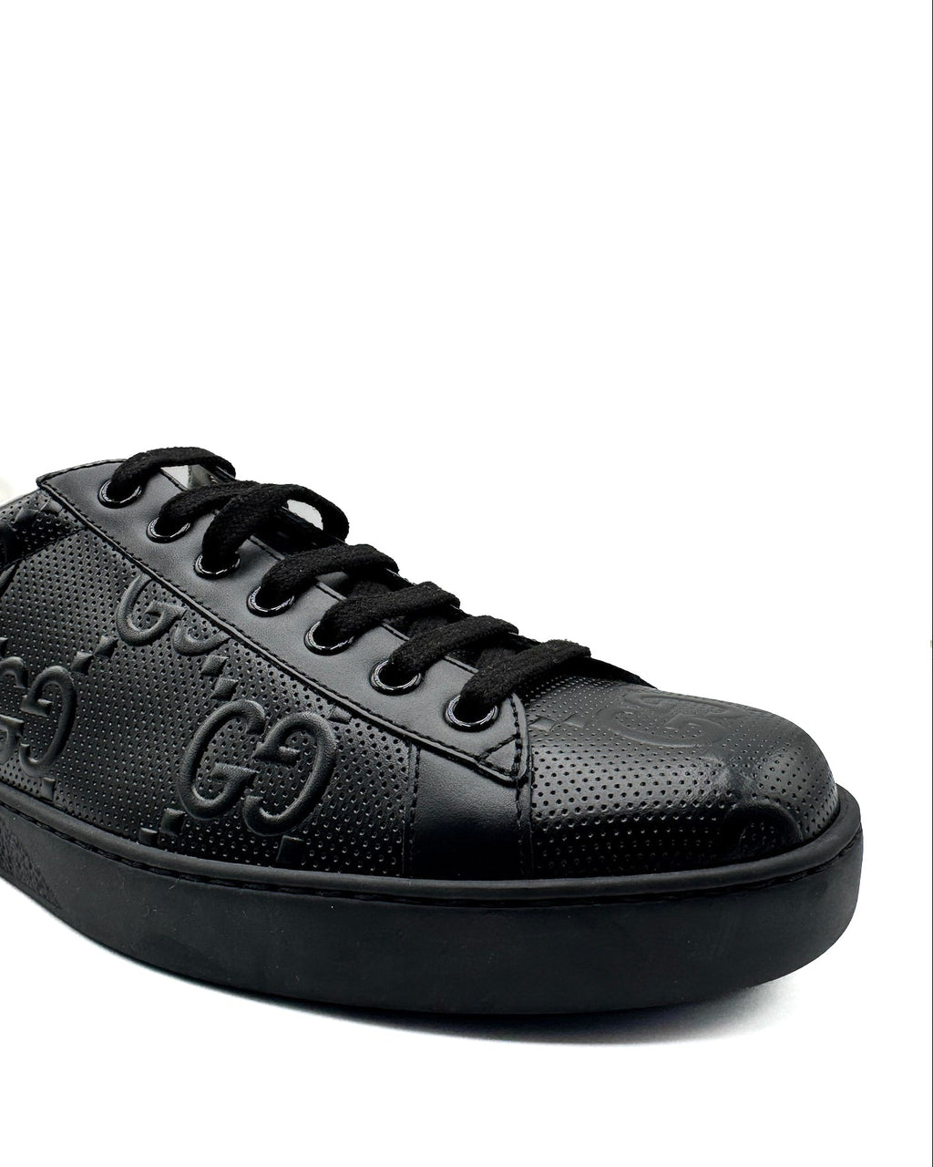 GUCCI - GG TENIS 20 CALF/TEENK BLACK/BLACK