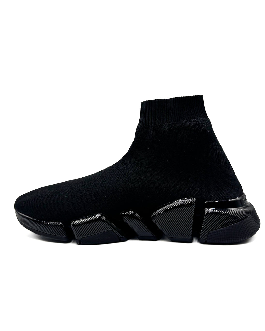 BALENCIAGA - SPEED 2.0 KNIT SHINY SOLE (MEN) BLACK