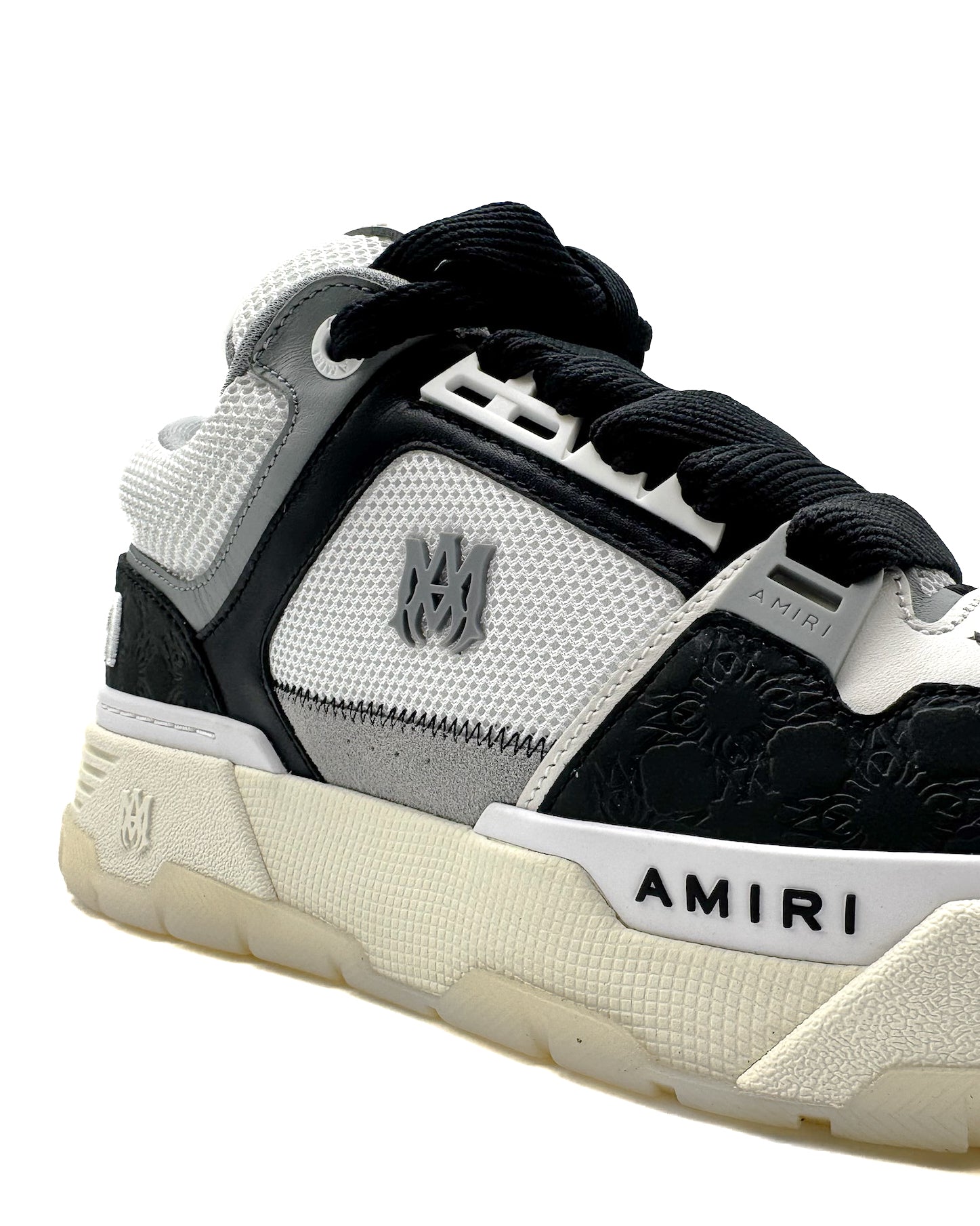 AMIRI - MA QUAD DEBOSSED NUBUCK MA 1 BLACK