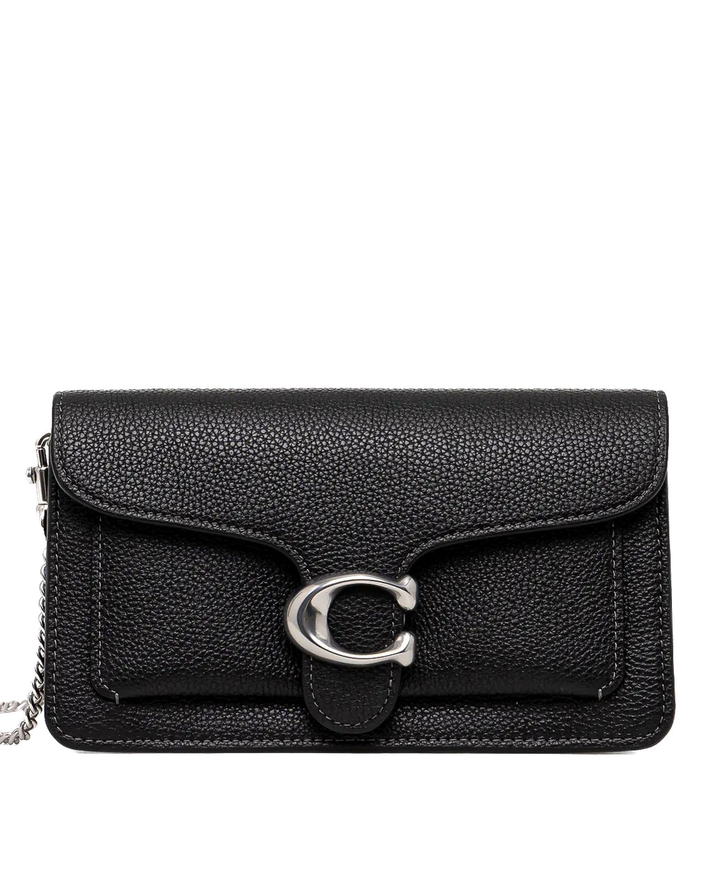 COACH - PP TBBY CHN CLTCH BLACK/SILVER