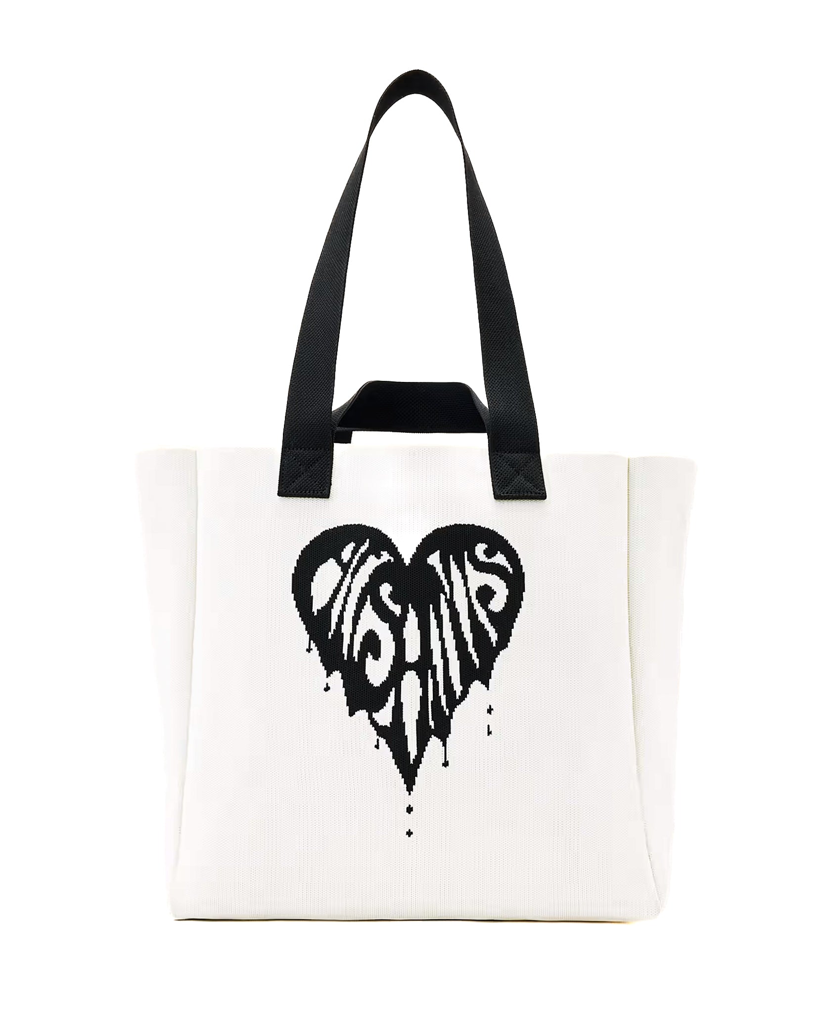 ALL SAINTS - IZZY HEART E/W TOTE WHITE