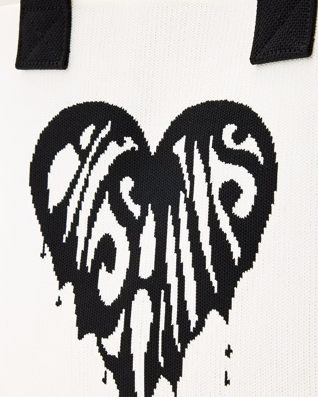 ALL SAINTS - IZZY HEART E/W TOTE WHITE