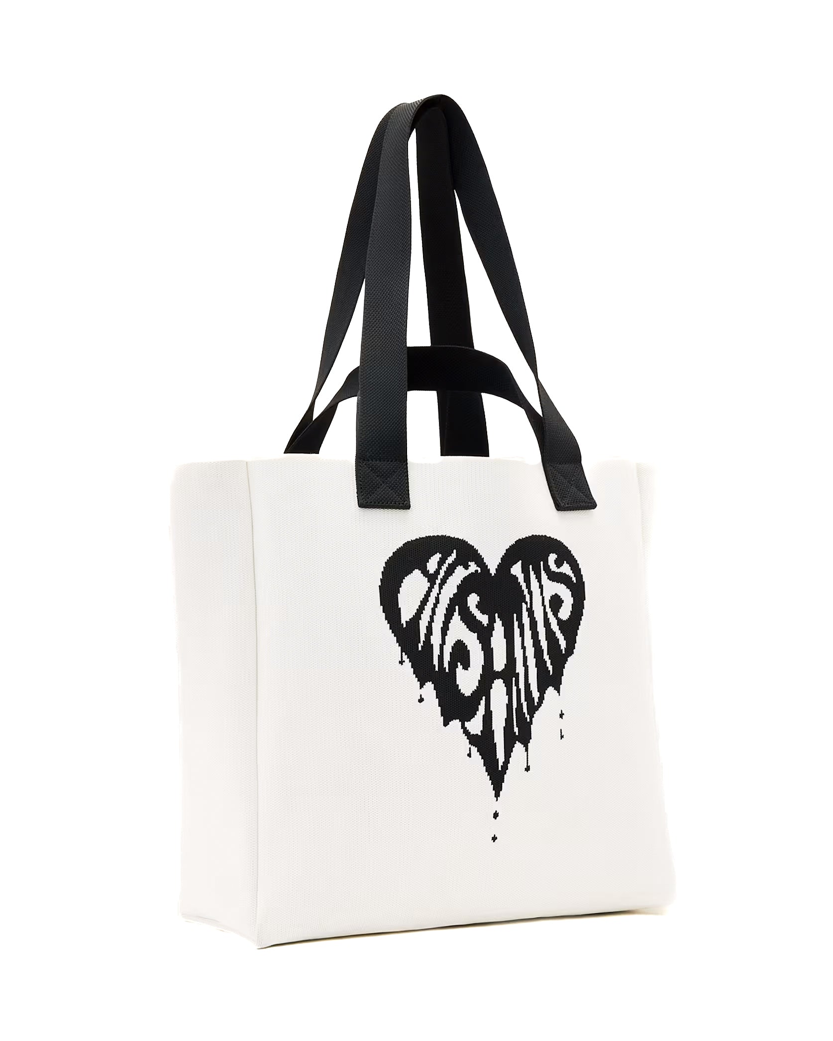 ALL SAINTS - IZZY HEART E/W TOTE WHITE