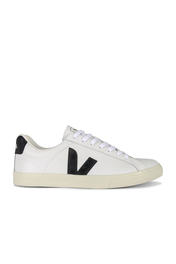 VEJA - CAMPO LEATHER (MEN) EXTRA WHITE BLACK