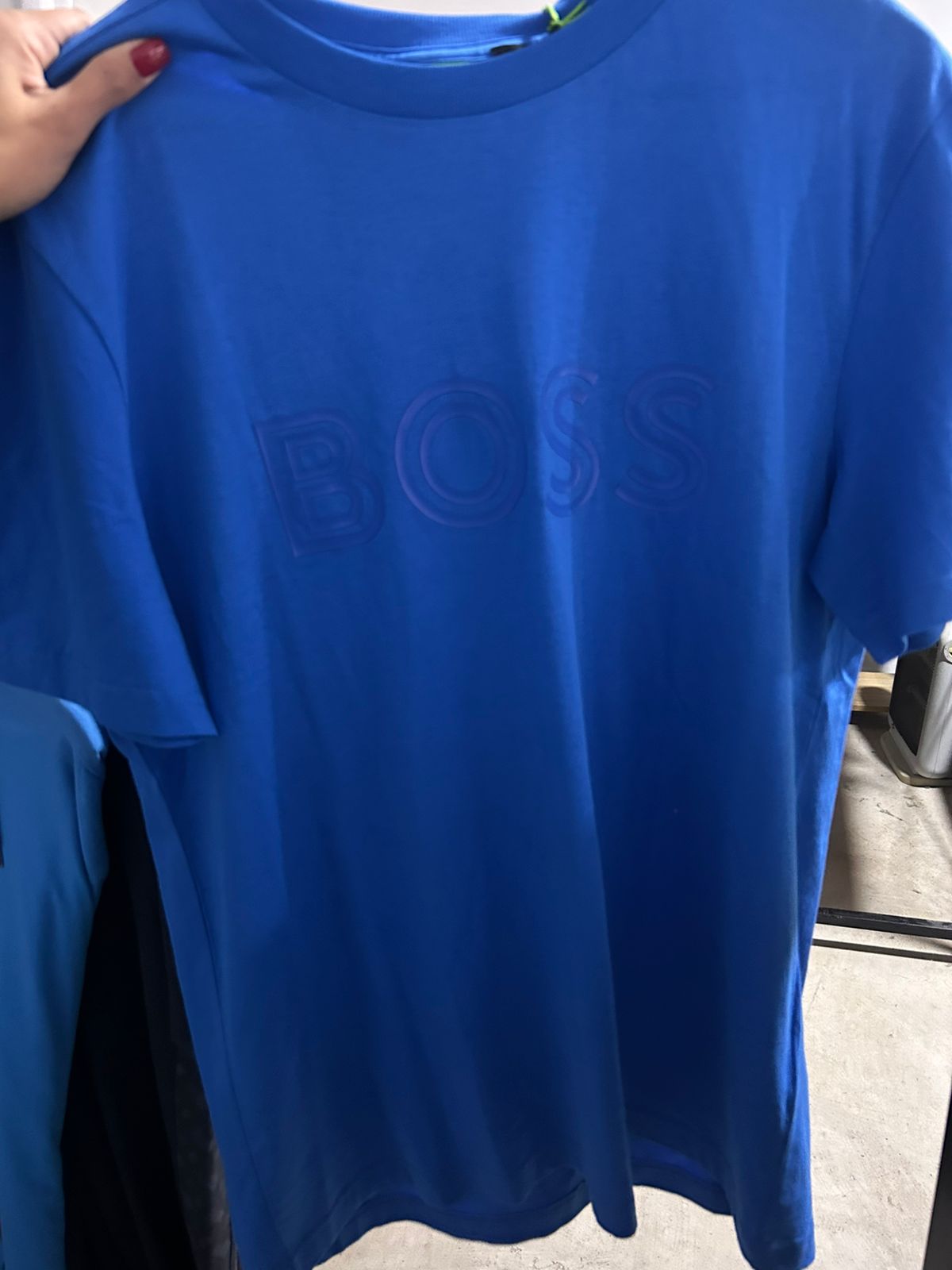 BOSS - TEE 1 T-SHIRT OPEN BLUE