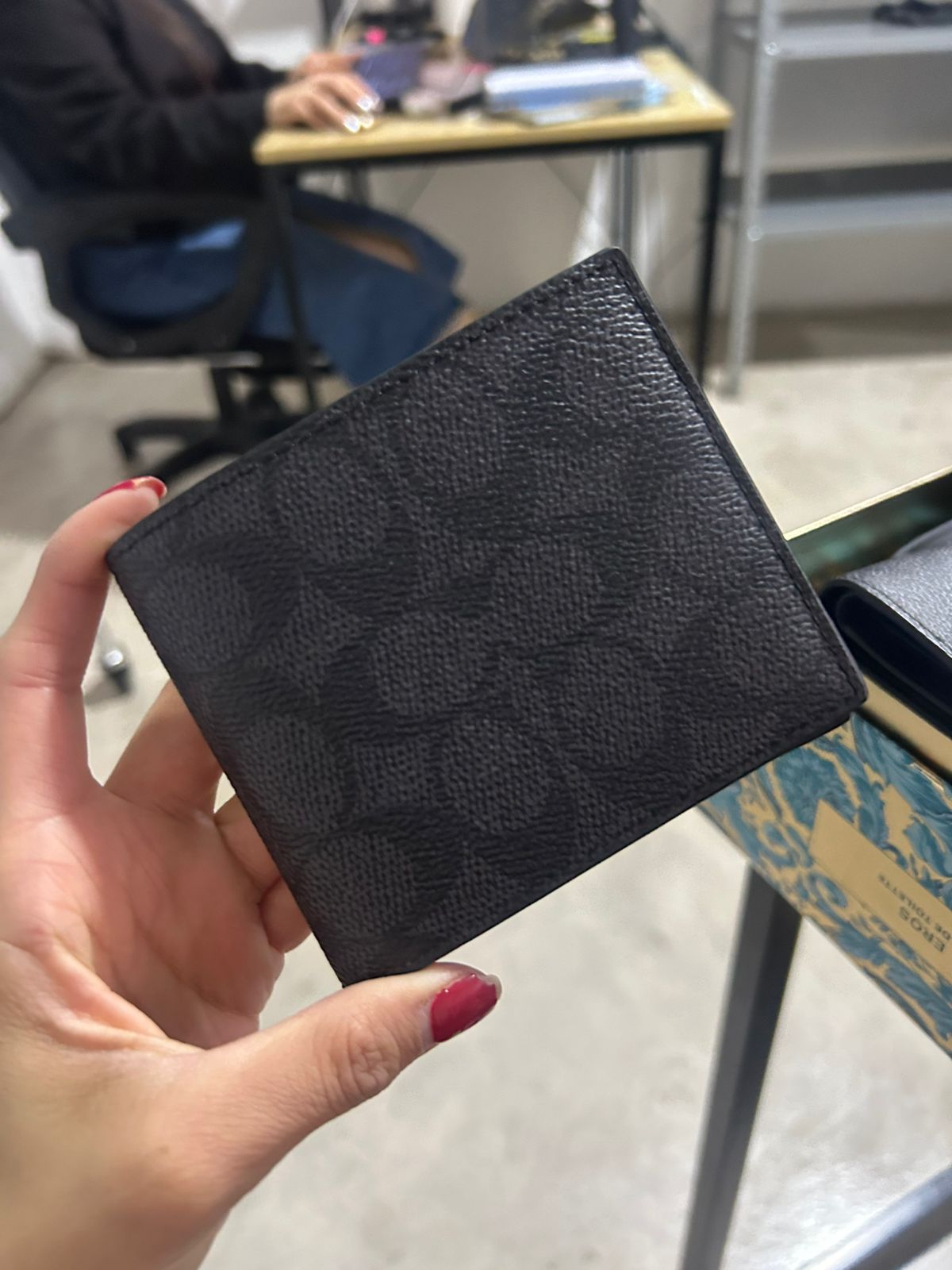 COACH - ID BILL SIGNATURE QB/CHARCOAL/BLACK