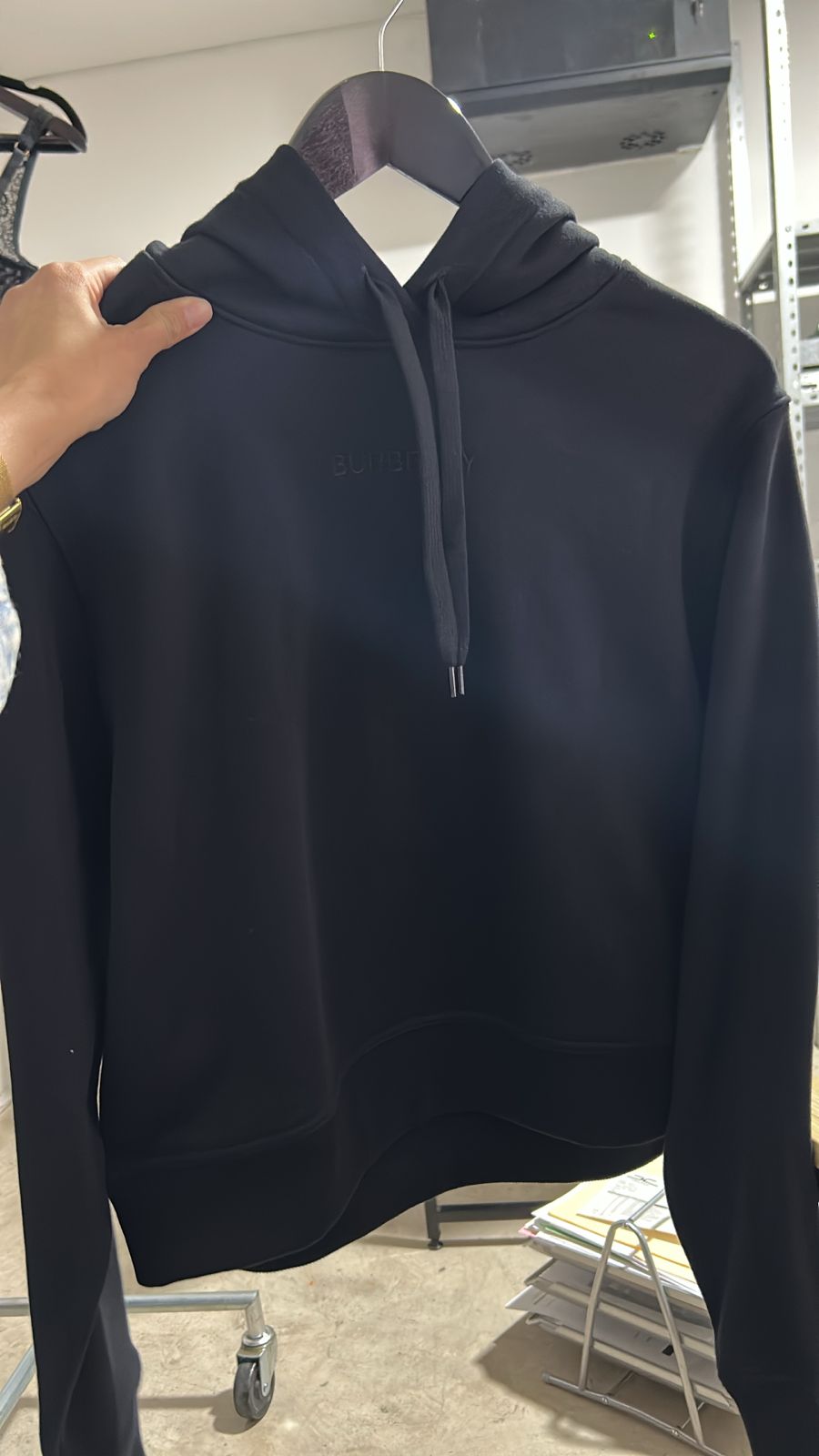 BURBERRY - TALLEY EMB BLACK