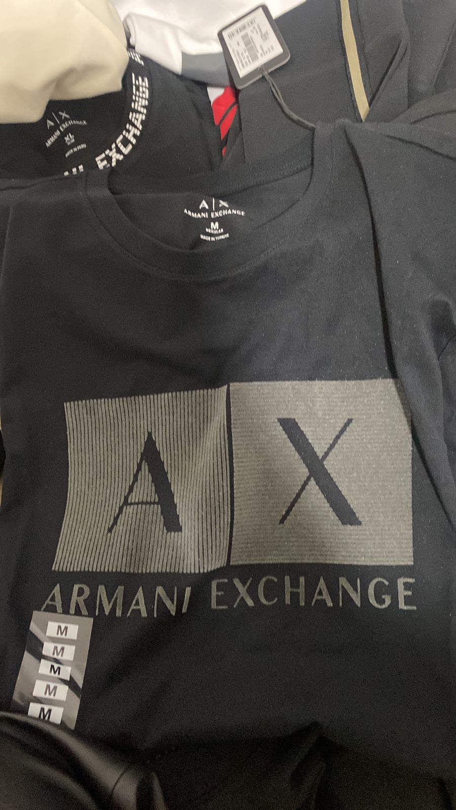 GIROCOLLO MANICA CORTA T-SHIRT XM001803 AF18553 BLACK