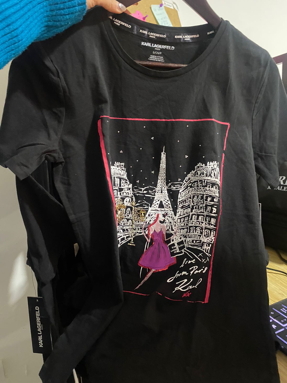 HOLIDAYS IN PARIS TEE L5WHCA71	BLACK