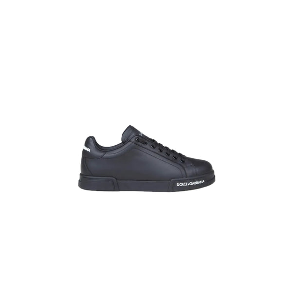 DOLCE & GABBANA - PORTOFINO SNEAKER NERO/NERO