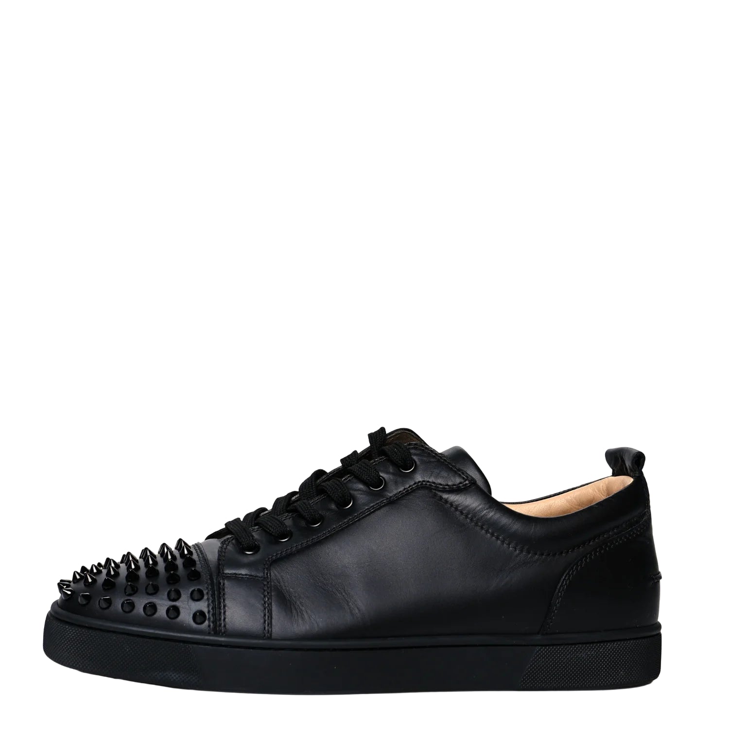 LOUIS JUNIOR SPIKES FLAT - CALF	BLACK