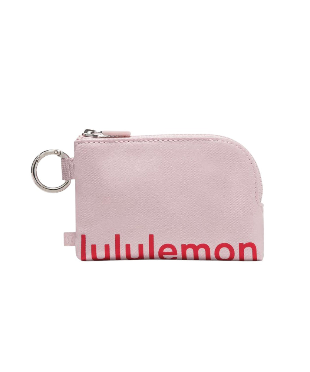 CLIPABLE CARD POUCH PINK