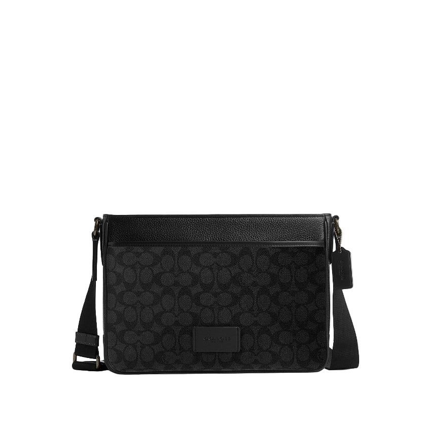 DISTRIC CROSSBODY SIGNATURE QB/CHARCOAL/BLACK
